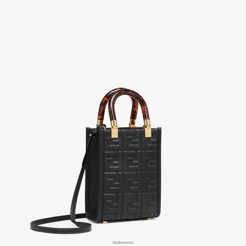 geanta mini din piele negru Fendi femei accesorii 86084L755