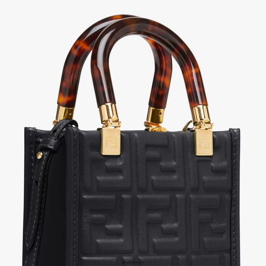 geanta mini din piele negru Fendi femei accesorii 86084L755