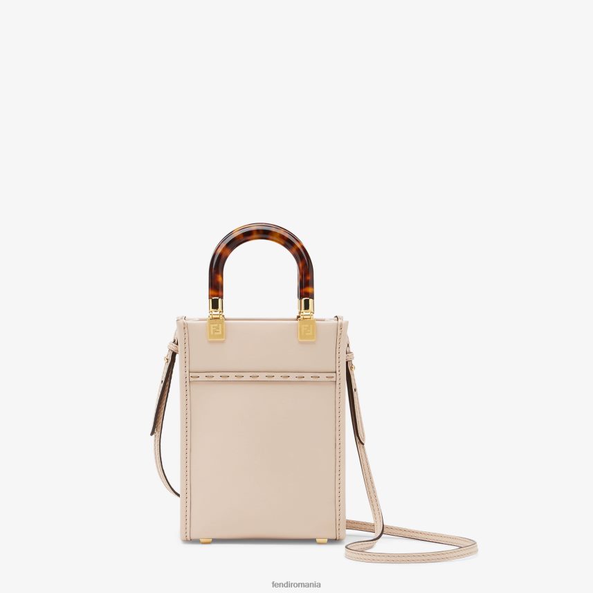 geanta mini din piele si elaphe gri Fendi femei accesorii 86084L901