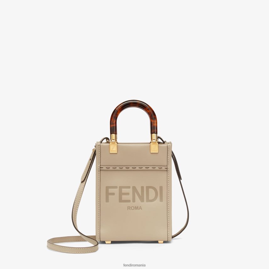 mini-geantă din piele de porumbel bej Fendi femei accesorii 86084L829