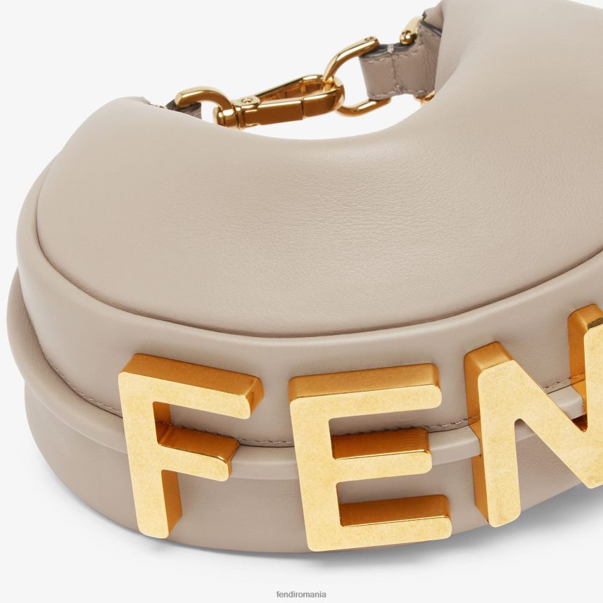 mini-geantă din piele de porumbel gri Fendi femei accesorii 86084L540