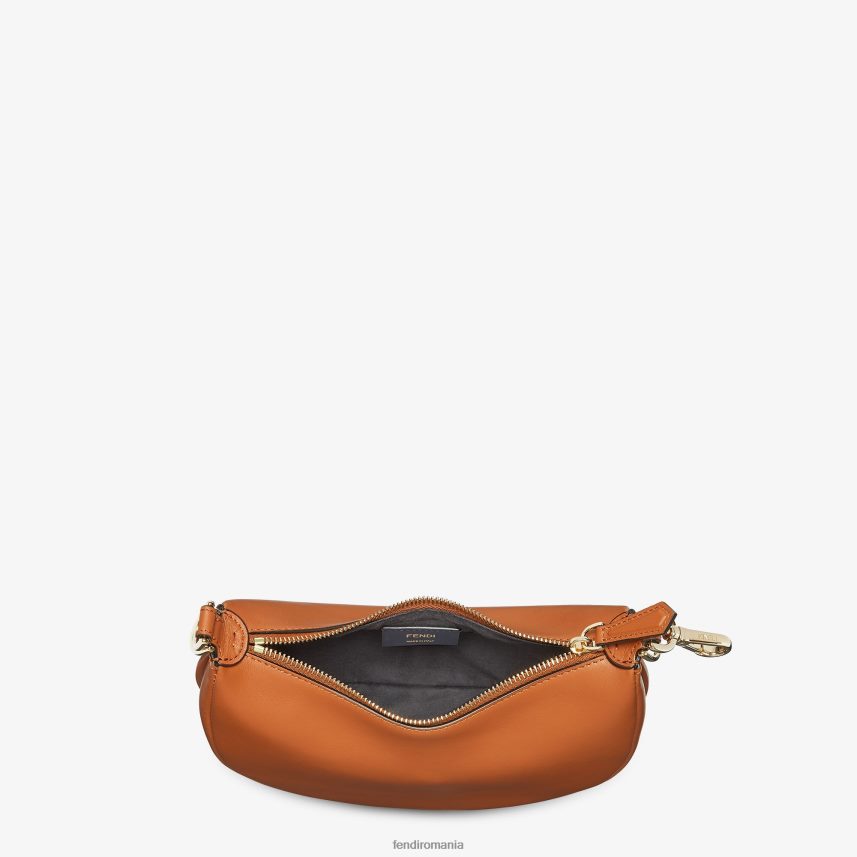 mini-geantă din piele gri maro Fendi femei accesorii 86084L528