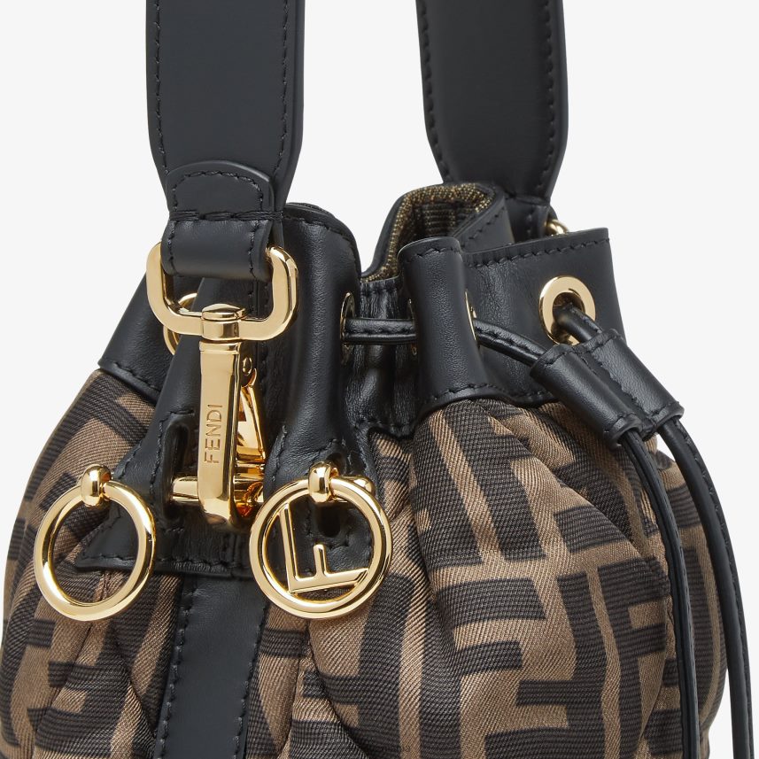 mini geanta de matase matlasata ff multicolor Fendi femei accesorii 86084L897