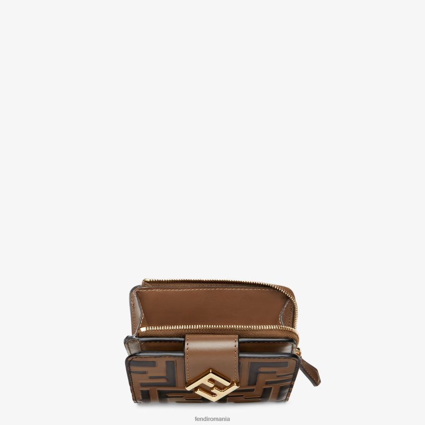 ff portofel din piele alb Fendi femei accesorii 86084L1412