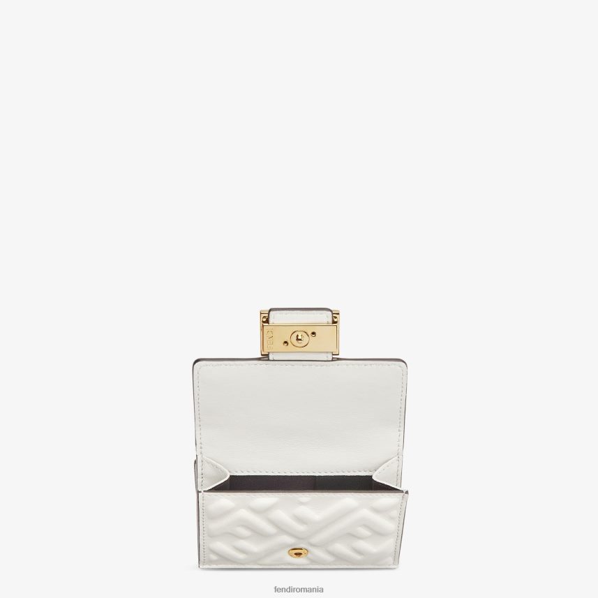 ff portofel din piele nappa alb Fendi femei accesorii 86084L1524