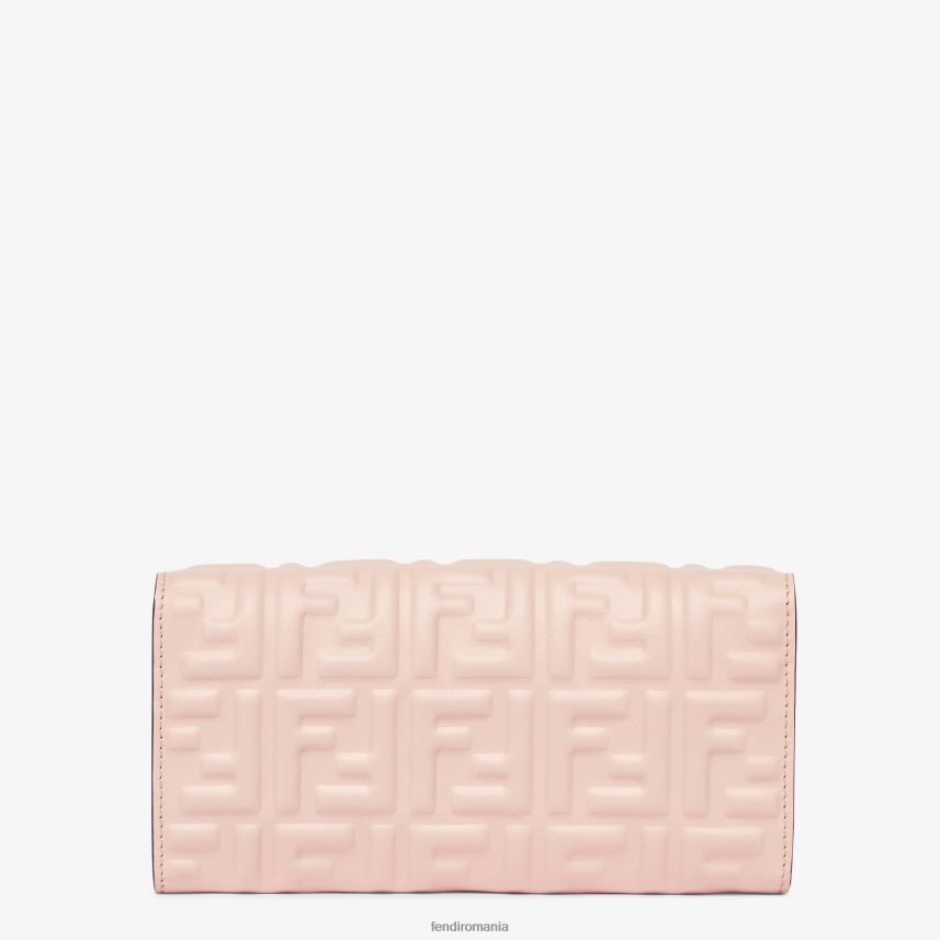 ff portofel din piele nappa roz Fendi femei accesorii 86084L1526
