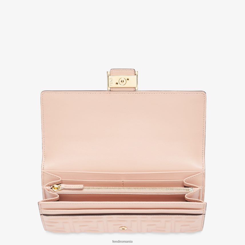 ff portofel din piele nappa roz Fendi femei accesorii 86084L1527