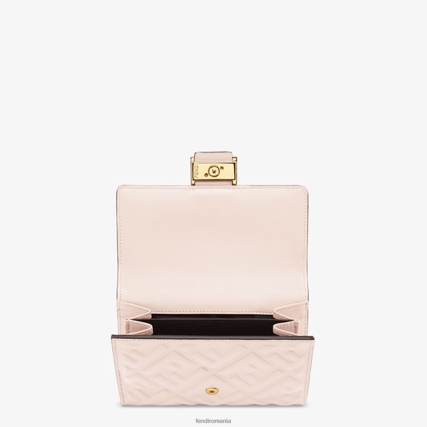 ff portofel din piele nappa roz Fendi femei accesorii 86084L1545