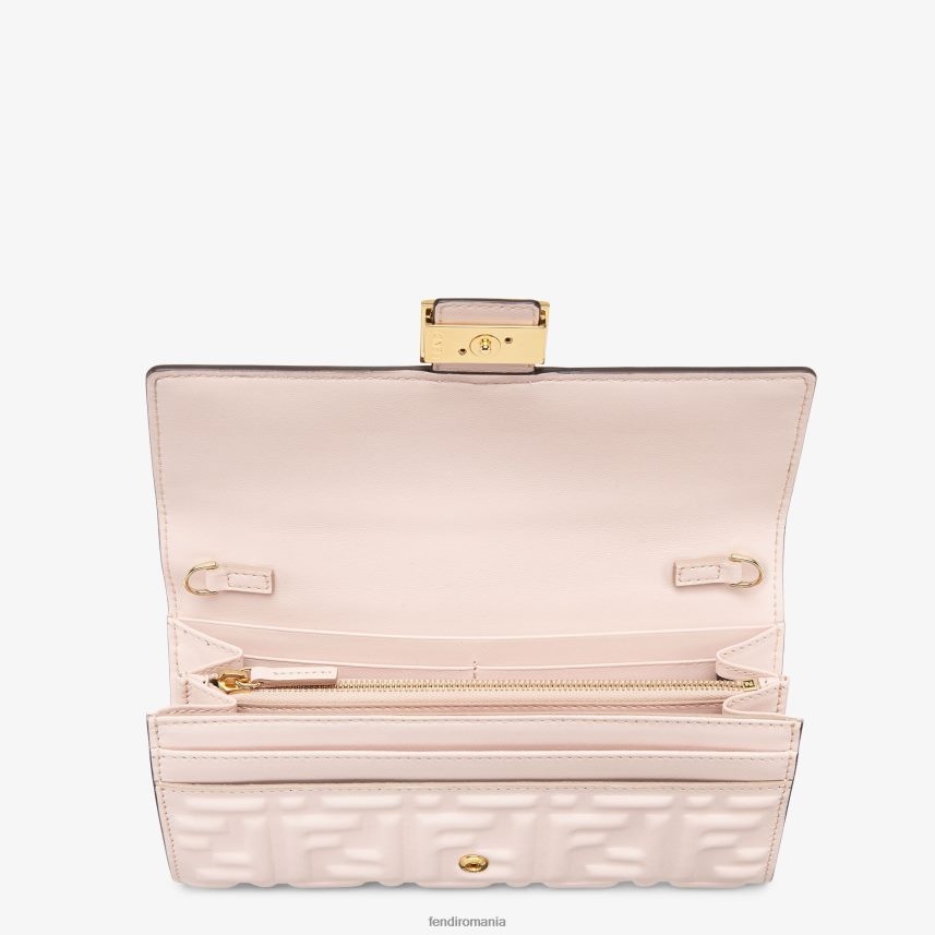 ff portofel din piele nappa roz Fendi femei accesorii 86084L1547