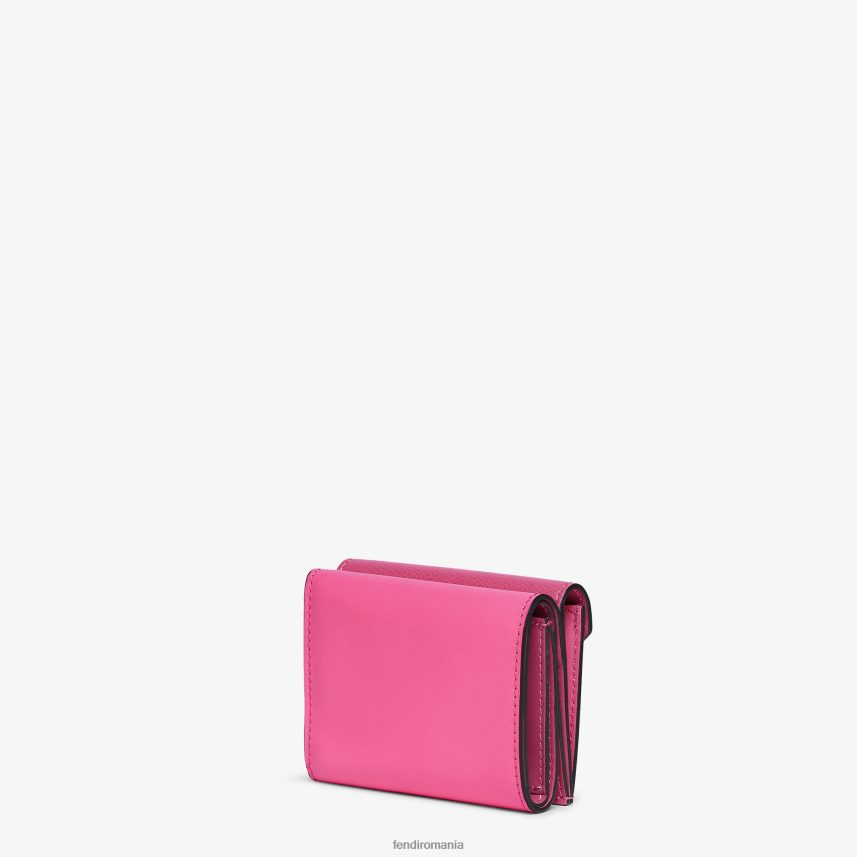 portofel bicolor fucsia și piele bej Fendi femei accesorii 86084L1407