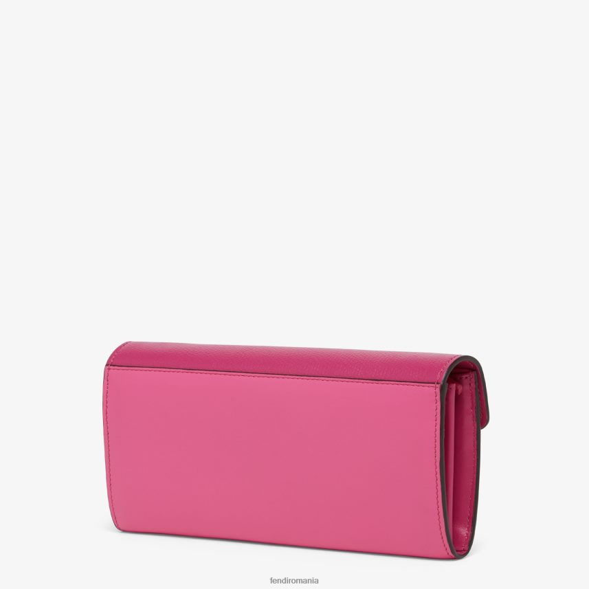 portofel bicolor fucsia și piele bej Fendi femei accesorii 86084L1516