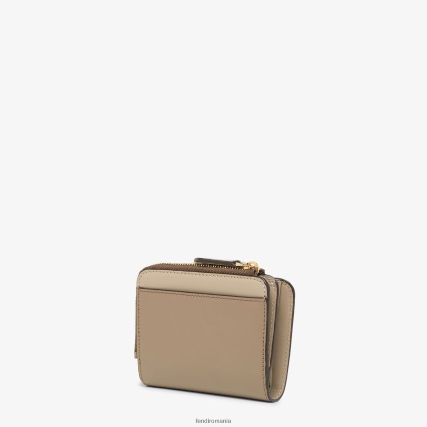 portofel bicolor și din piele de porumbel alb Fendi femei accesorii 86084L1508