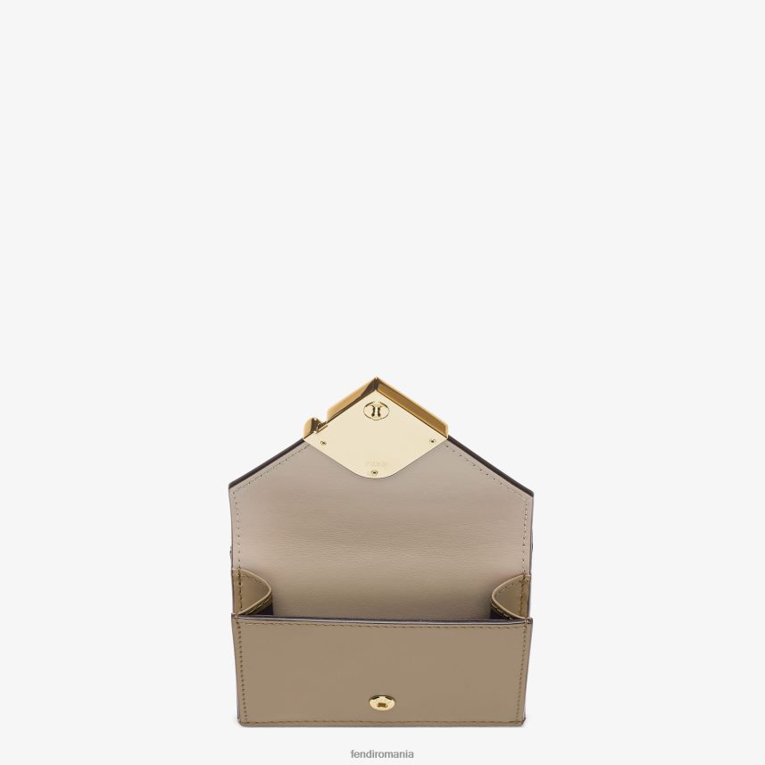 portofel bicolor și din piele de porumbel alb Fendi femei accesorii 86084L1513