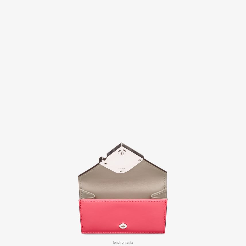portofel bicolor și din piele de porumbel roz Fendi femei accesorii 86084L1471