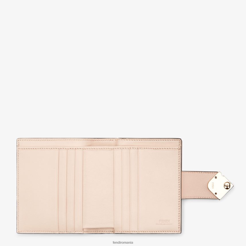 portofel compact bicolor și piele multicolor Fendi femei accesorii 86084L1458