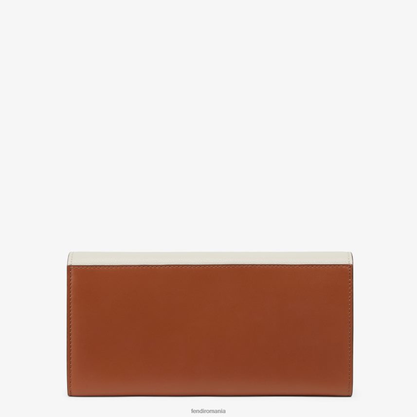 portofel din piele bicoloră și camelie multicolor Fendi femei accesorii 86084L1427