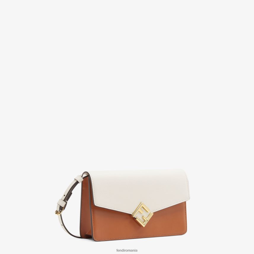 portofel din piele bicoloră și camelie multicolor Fendi femei accesorii 86084L1437