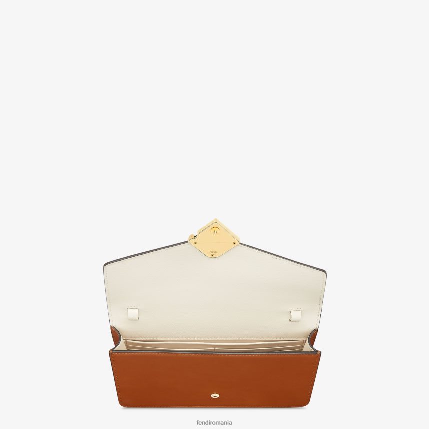 portofel din piele bicoloră și camelie multicolor Fendi femei accesorii 86084L1437