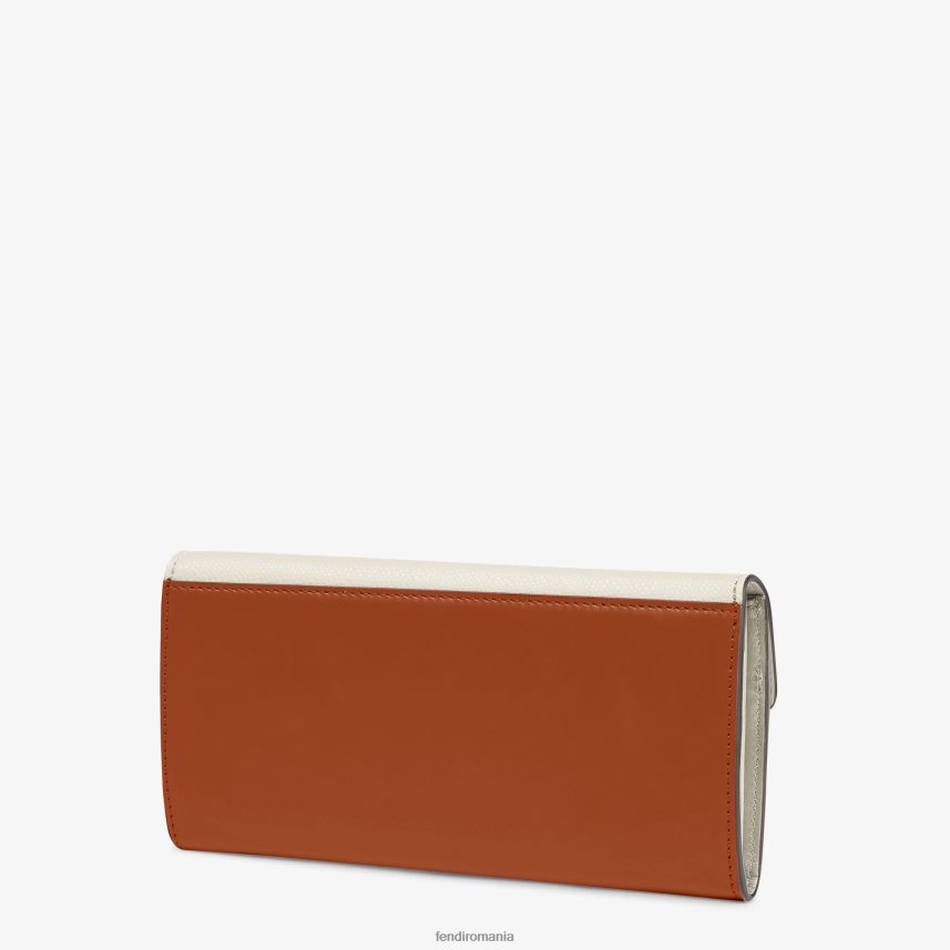 portofel din piele bicoloră și camelie multicolor Fendi femei accesorii 86084L1453
