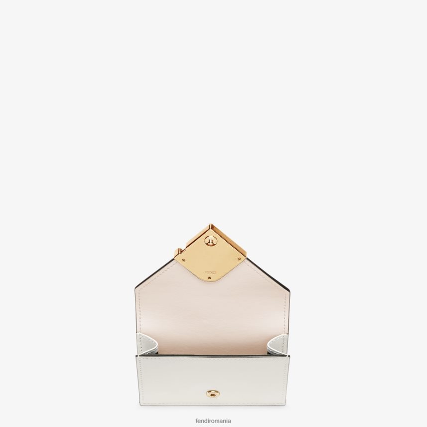 portofel din piele bicolor și camelie roz Fendi femei accesorii 86084L1408