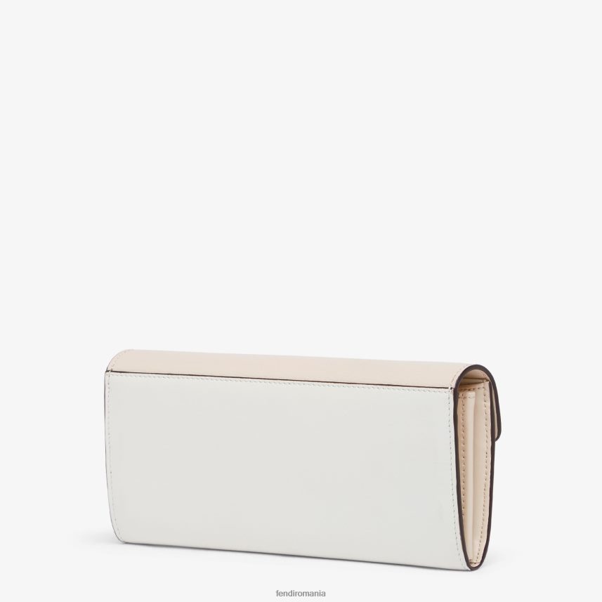portofel din piele bicolor și camelie roz Fendi femei accesorii 86084L1409