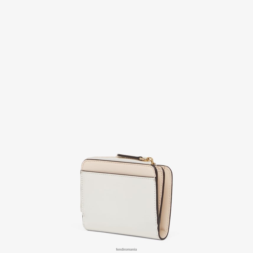portofel din piele bicolor și camelie roz Fendi femei accesorii 86084L1410