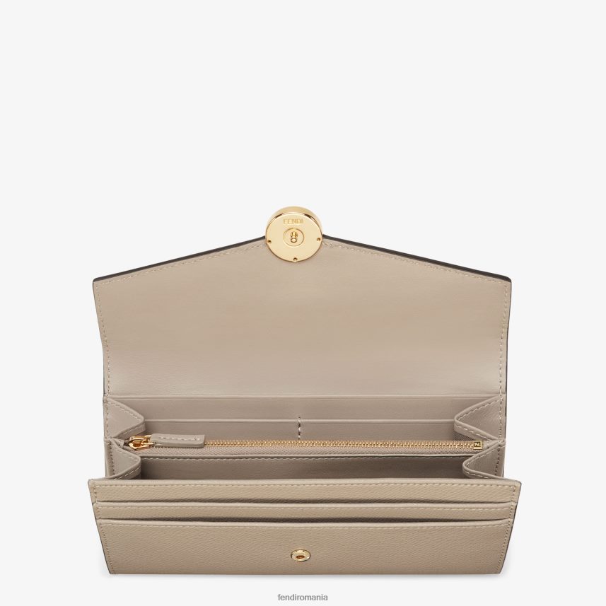 portofel din piele continentală maro Fendi femei accesorii 86084L1449