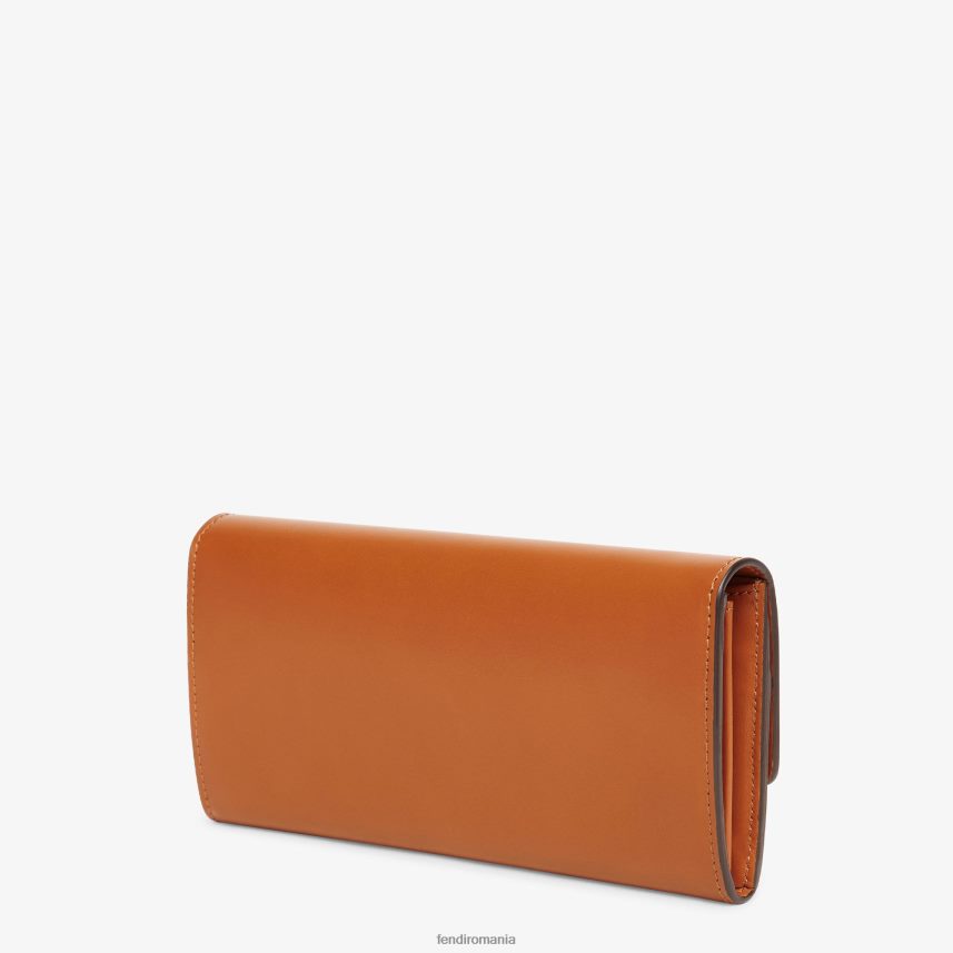 portofel din piele continentală maro Fendi femei accesorii 86084L1489