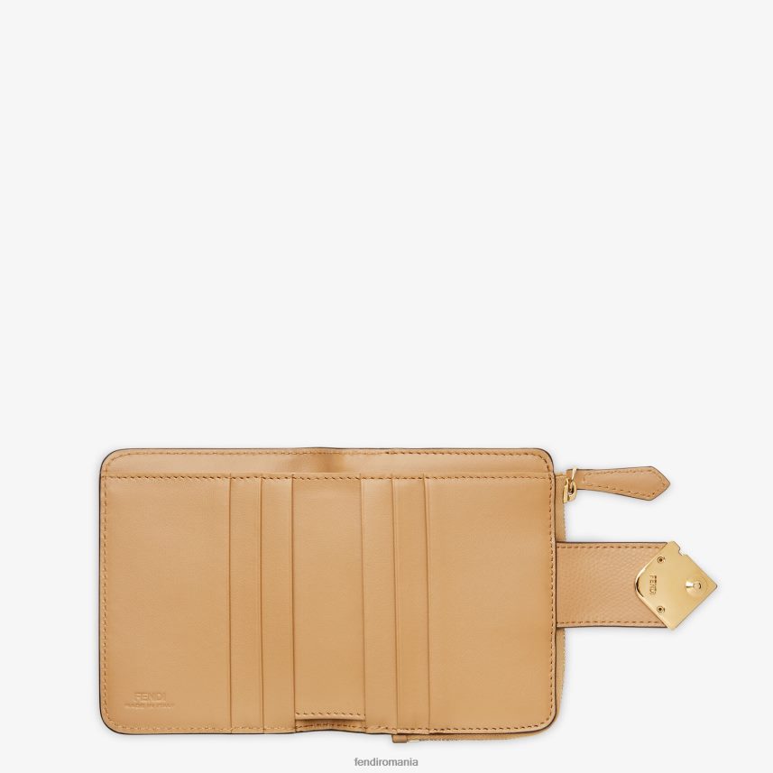 portofel din piele ff diamante maro Fendi femei accesorii 86084L1507