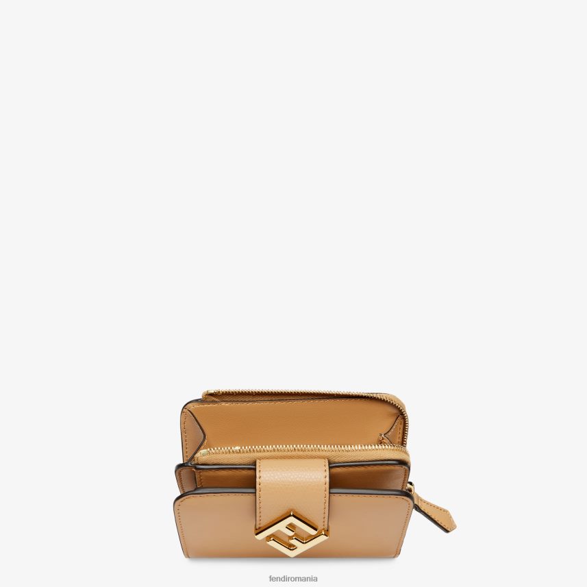 portofel din piele ff diamante maro Fendi femei accesorii 86084L1507