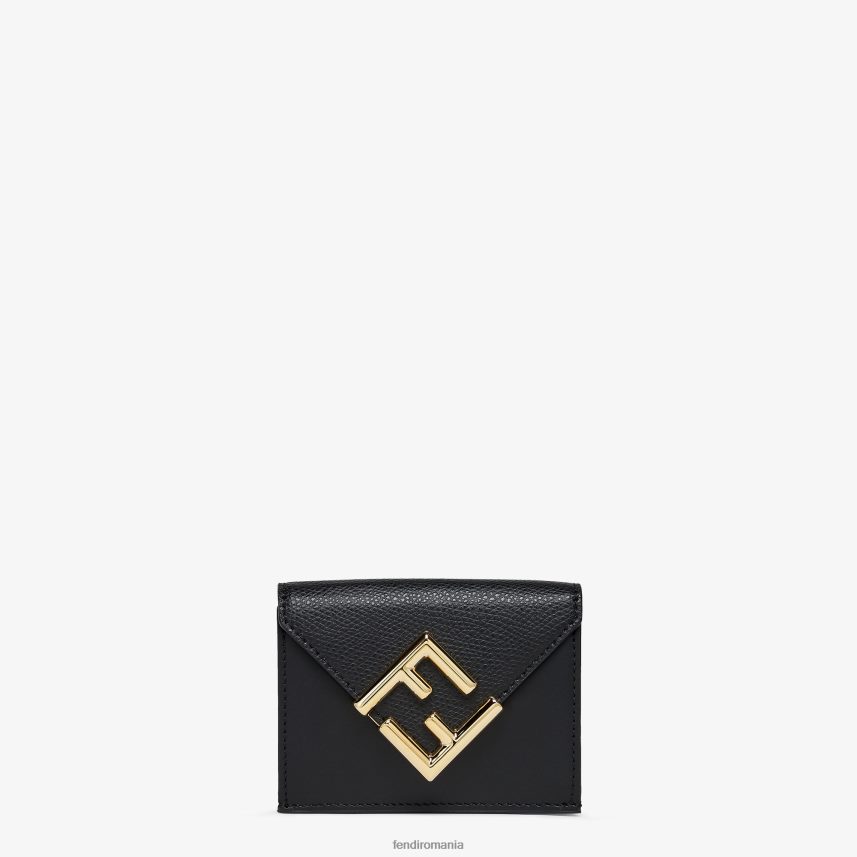 portofel din piele micro trifold ff diamante negru Fendi femei accesorii 86084L1470