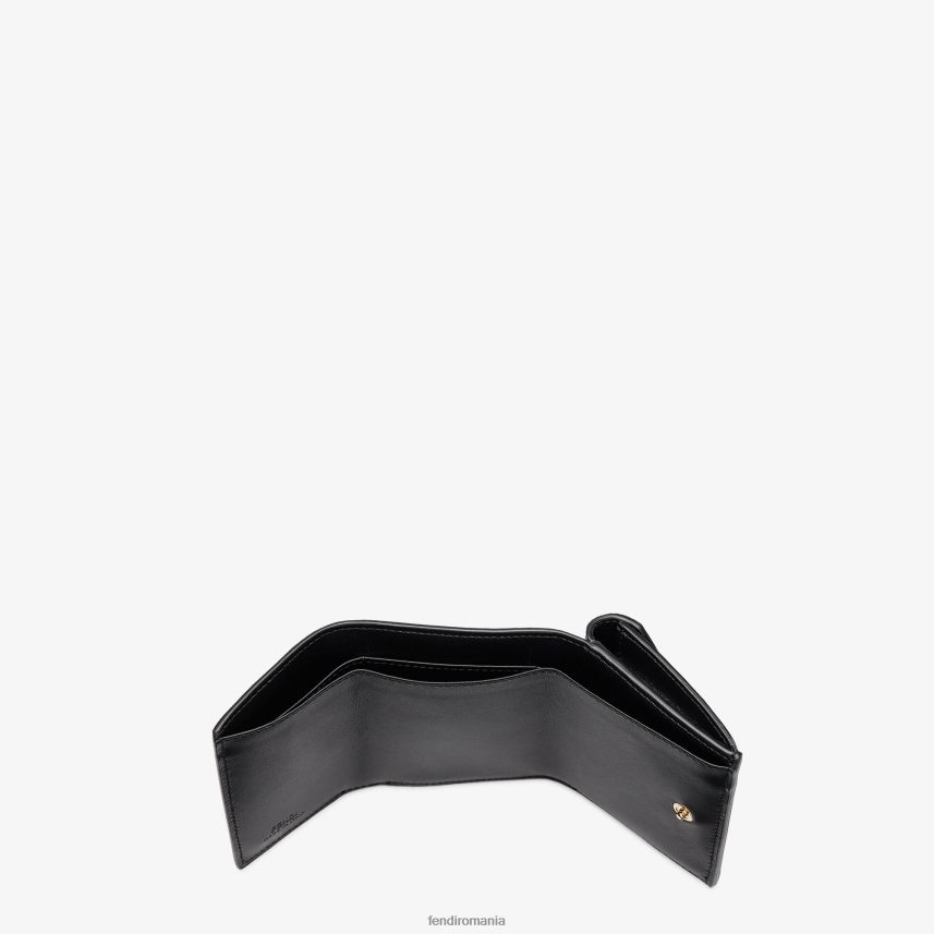 portofel din piele micro trifold ff diamante negru Fendi femei accesorii 86084L1470