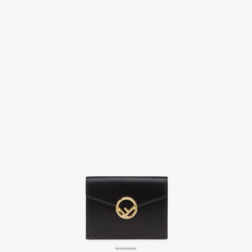 portofel din piele micro trifold negru Fendi femei accesorii 86084L1447