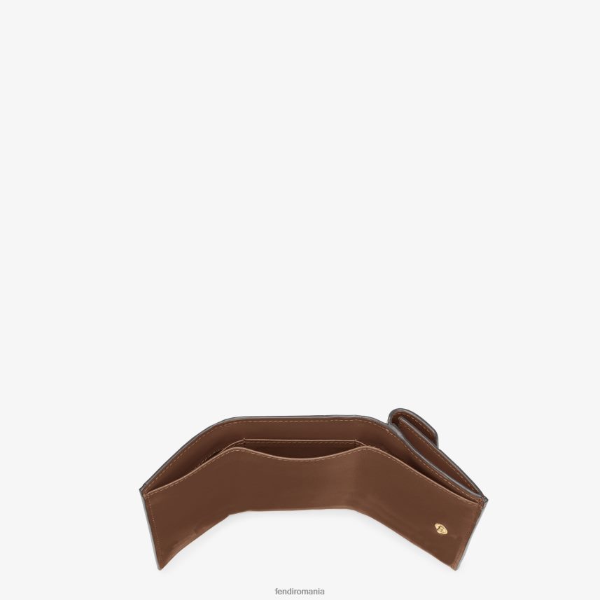 portofel din piele micro trifold negru Fendi femei accesorii 86084L1479