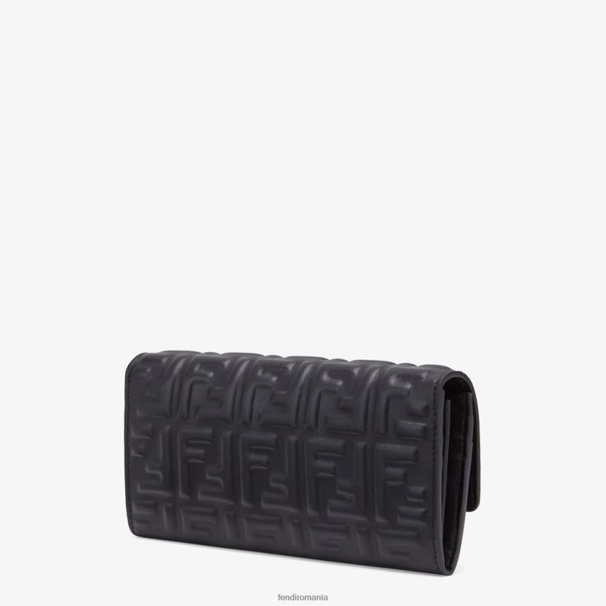 portofel din piele nappa continentala baguette negru Fendi femei accesorii 86084L1491