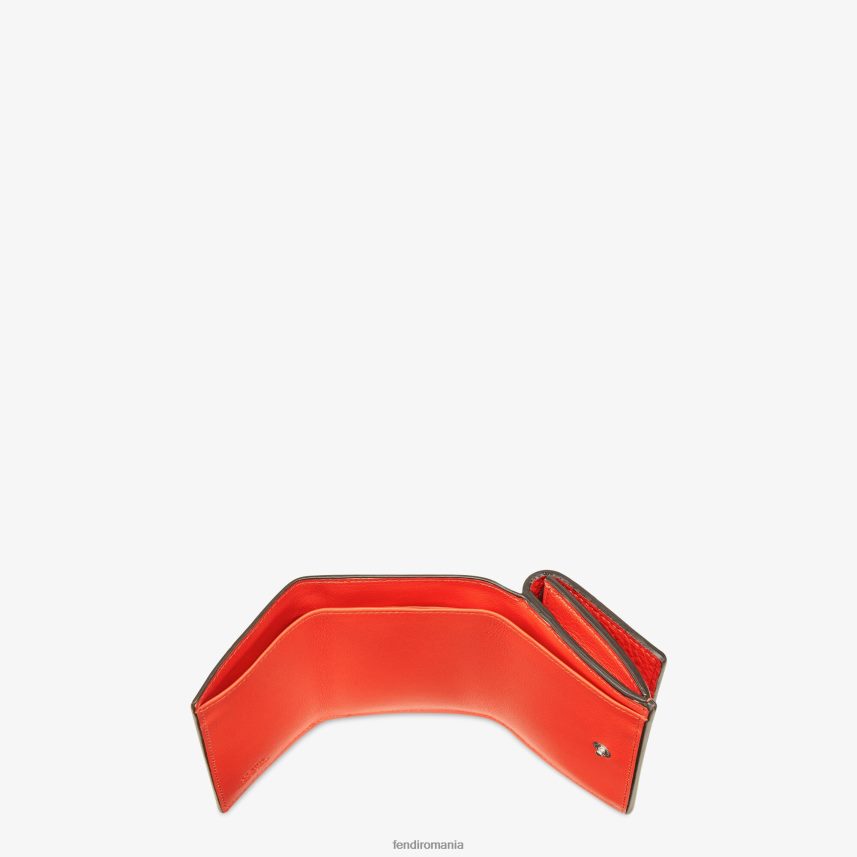 portofel din piele peekaboo micro trifold roșu Fendi femei accesorii 86084L1541