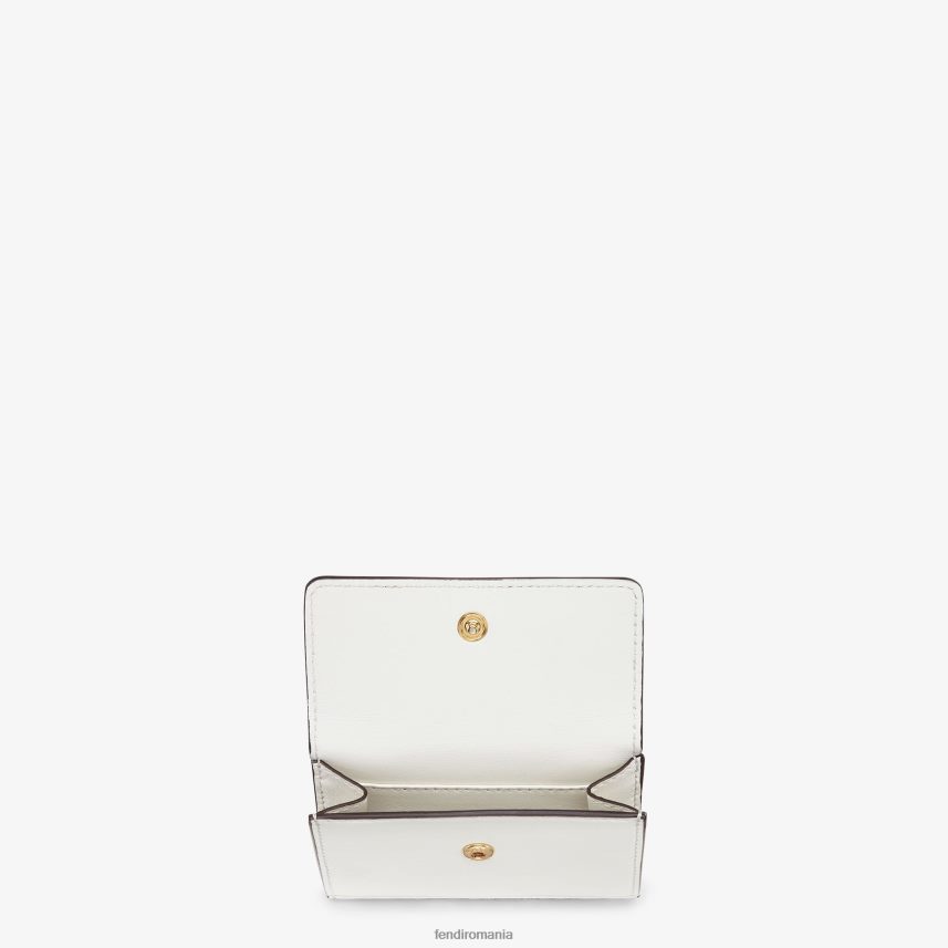portofel din piele roma alb Fendi femei accesorii 86084L1537