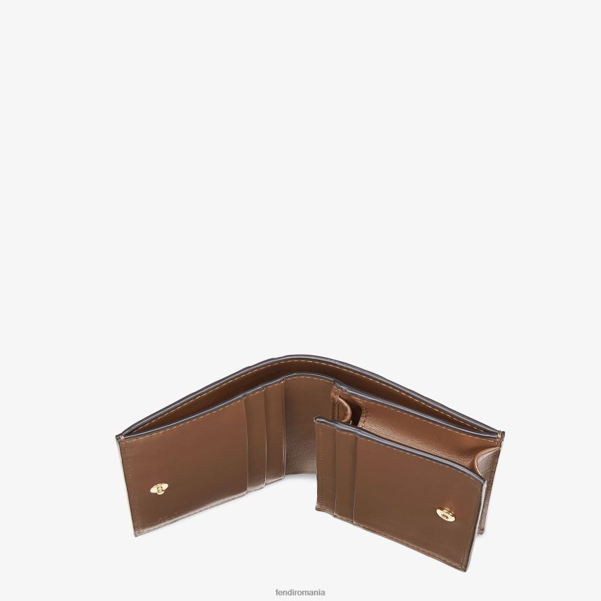 portofel mic din piele maro Fendi femei accesorii 86084L1481