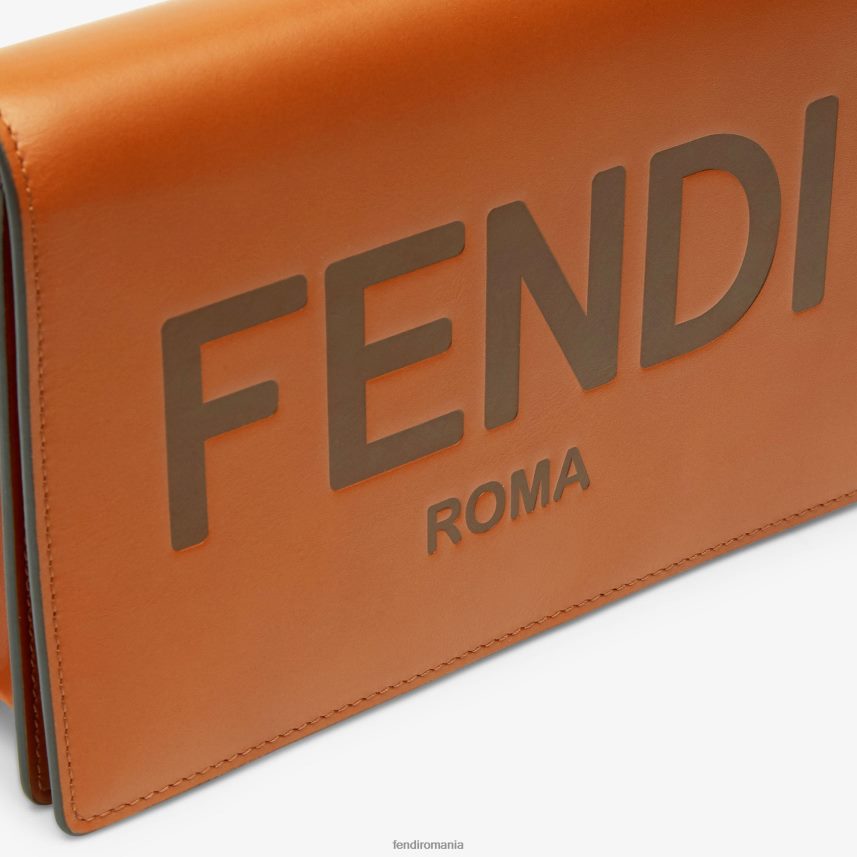 portofel pe lant mini-geanta din piele maro Fendi femei accesorii 86084L1558