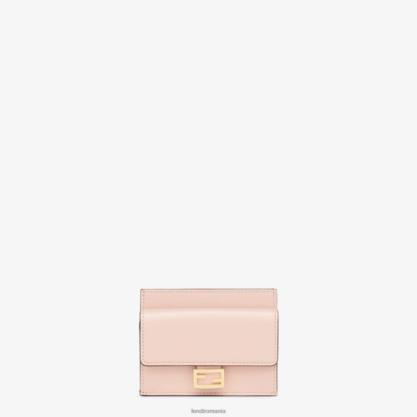 ff suport card piele nappa roz Fendi femei accesorii 86084L1523