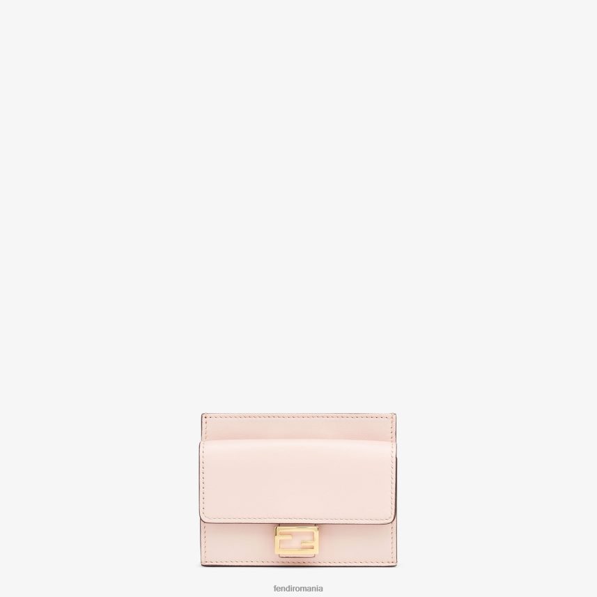 ff suport card piele nappa roz Fendi femei accesorii 86084L1544