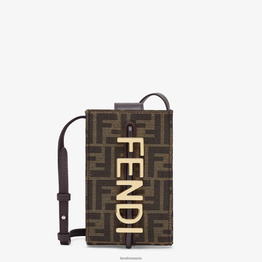 ff husă din material textil maro Fendi femei accesorii 86084L1434