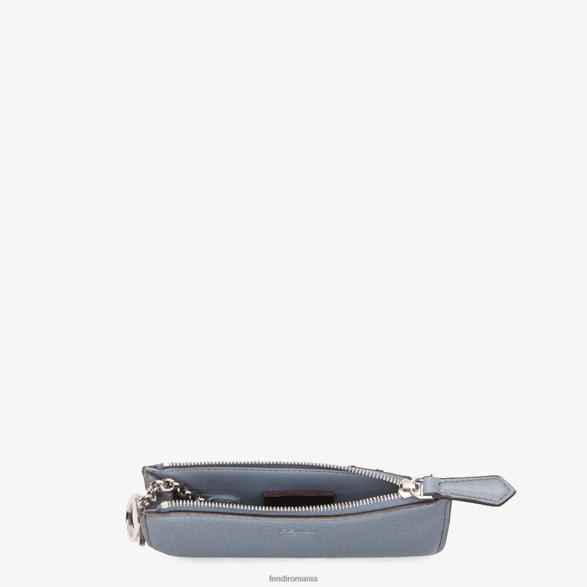 husă de piele peekaboo pentru chei albastru deschis Fendi femei accesorii 86084L1572