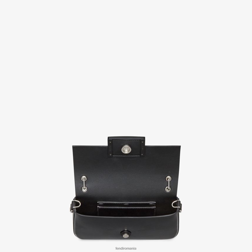 husă din piele lacuită negru Fendi femei accesorii 86084L743