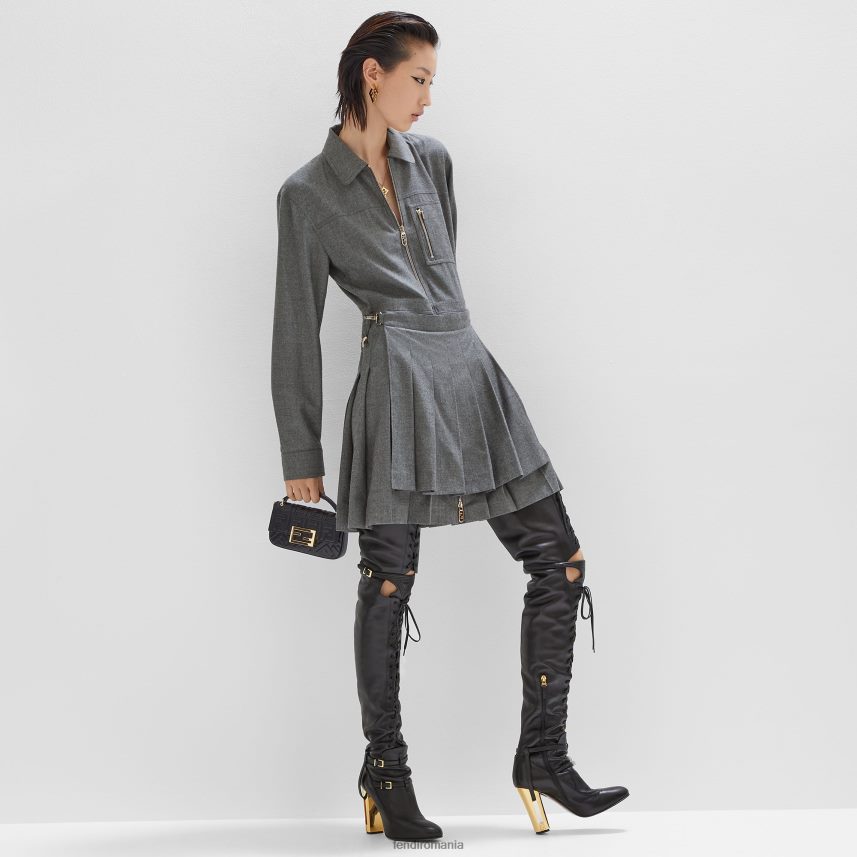 husă din piele nappa negru Fendi femei accesorii 86084L676