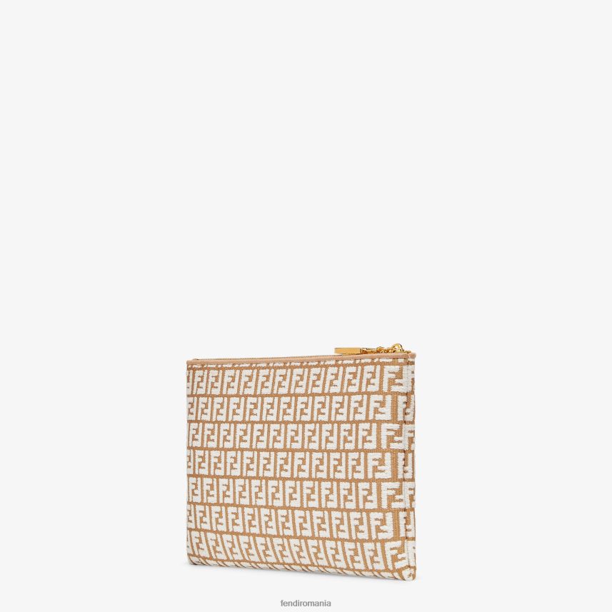 husă din rafie cu motiv ff roz Fendi femei accesorii 86084L1506