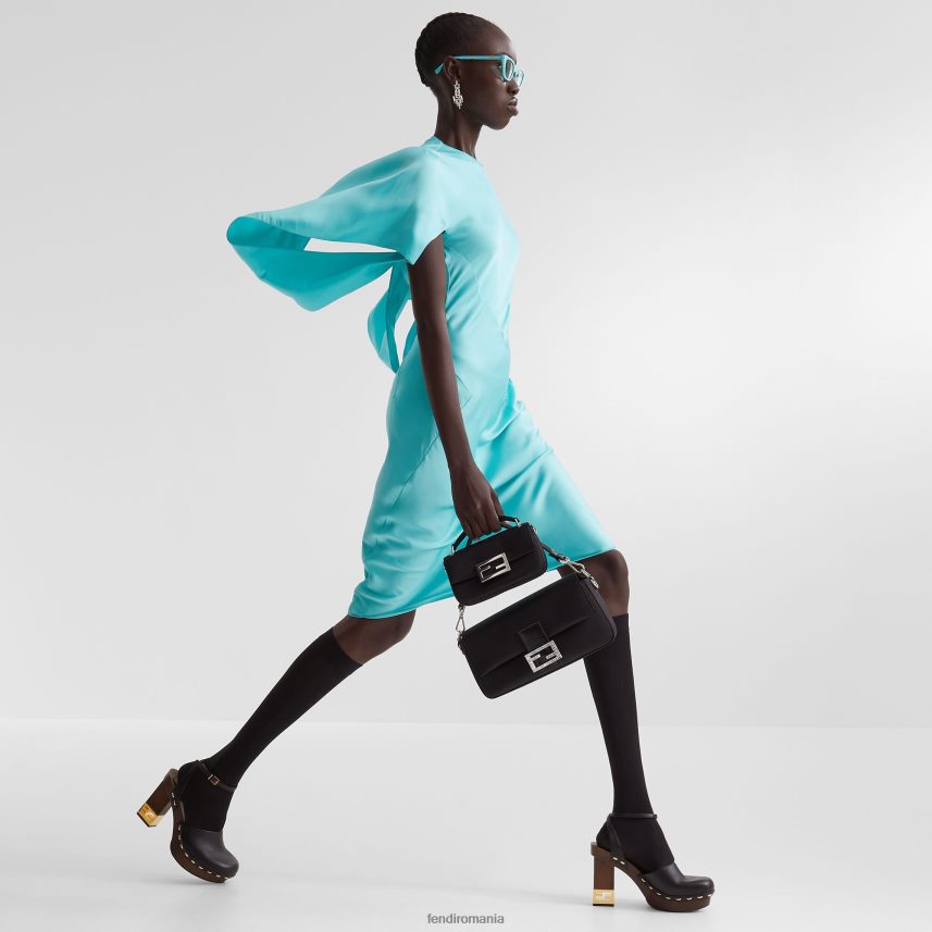 pungă de mătase negru Fendi femei accesorii 86084L805