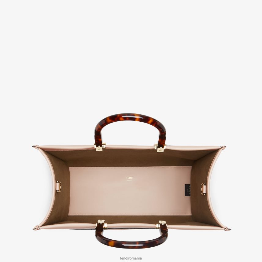 cumpărător din piele palidă roz Fendi femei accesorii 86084L863