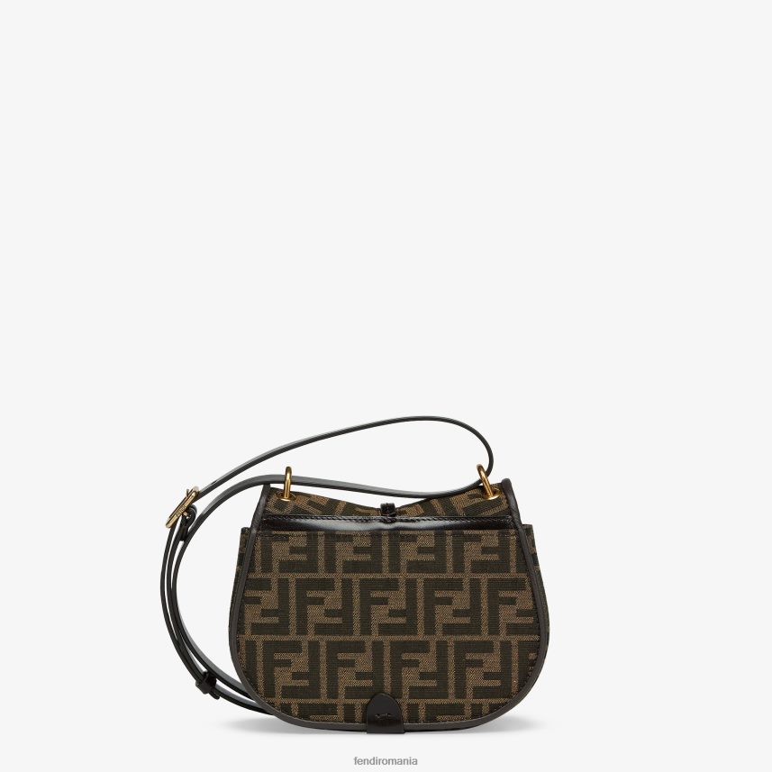 ff geantă din material jacquard maro Fendi femei accesorii 86084L519