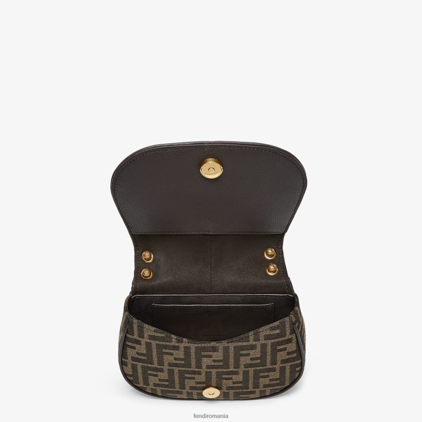 ff geantă din material jacquard maro Fendi femei accesorii 86084L519